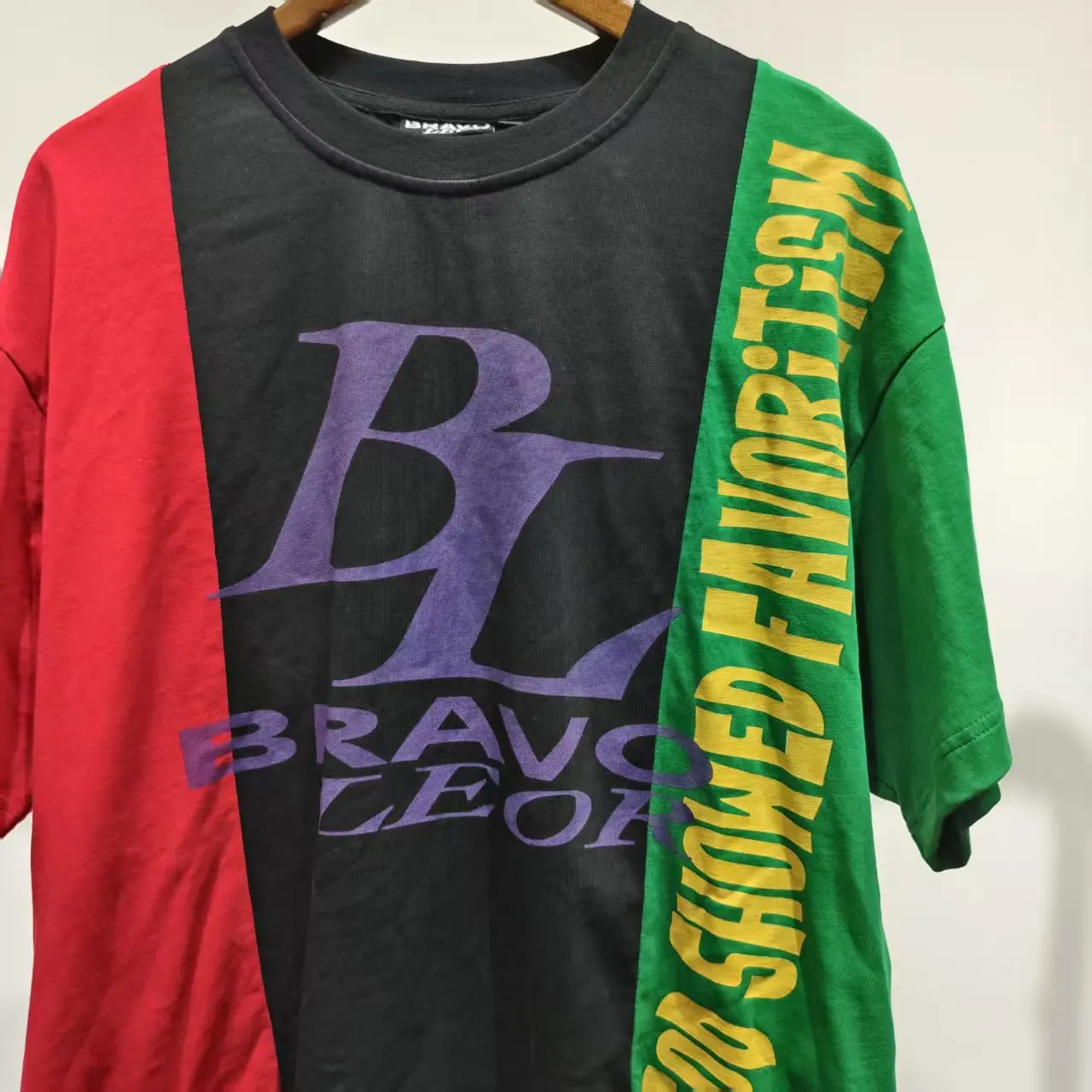 Custom Logo Distressed Look Heavyweight Fabric 100% Cotton Relaxed Fit Knit Casual Style T-Shirt gallery 3