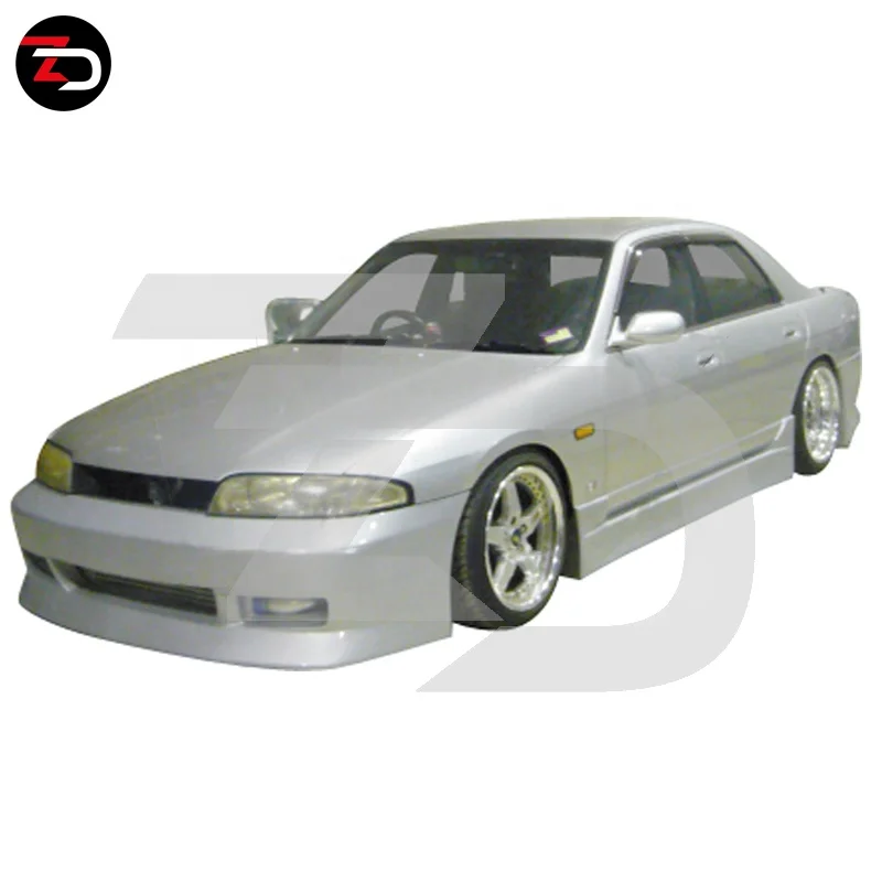 Factory Price FK Style Body Kit Front Bumper Rear Bumper for Skyline R33 4 Door or 2 Door 1993-1998