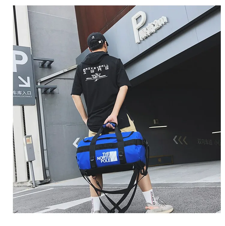 Multi-function men sports gym bag large capacity backpack custom logo women travelling duffle backpack bag waterproof travel bag