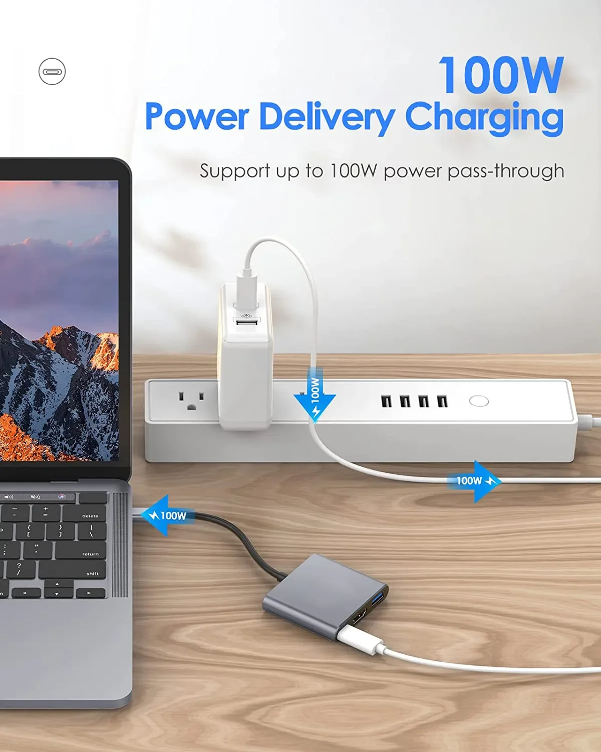 3-Port USB Docking Station for Laptop - Image 2