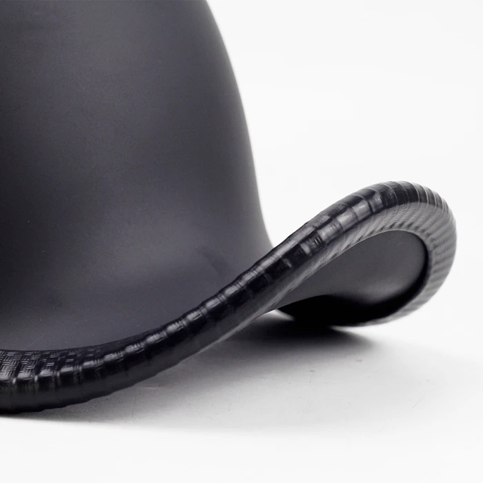 motorcycle helmet that looks like a cowboy hat