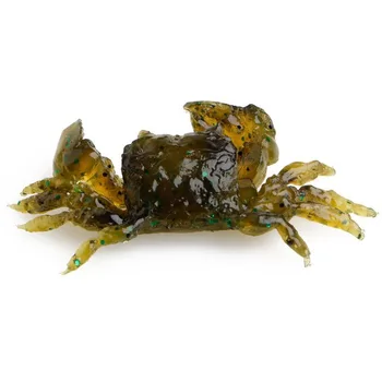 3D Simulation Soft Crab Fishing Lure With Hook, Bionic Artificial Bait for Saltwater Grouper Giant Grouper Fishing – Soft Lure – view 3