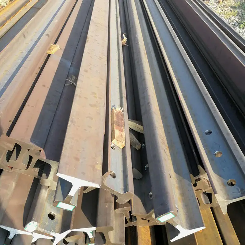 Q235b Crane Rail Iron Profile Processing Train Used Rail Railway Track Railroad Steel Rails Railway for Building