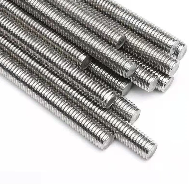 Blue Nylon Full Thread Rod,Nylon Round Rod Threaded Plastic Threaded