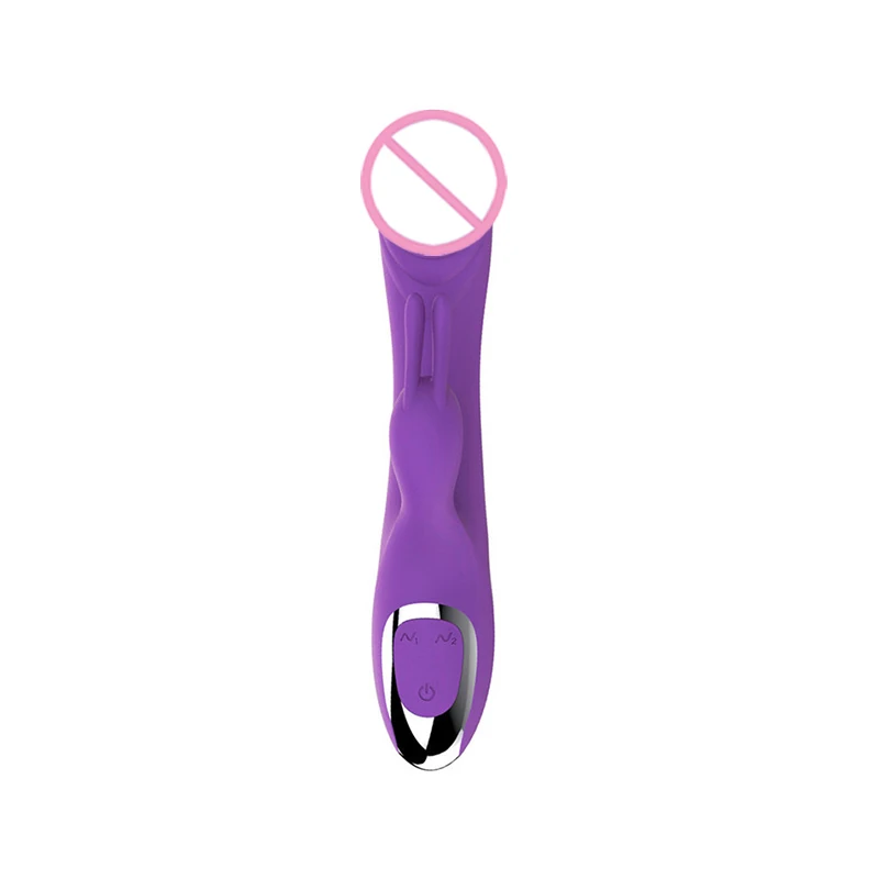 Waterproof Quiet Vibrating Dildo Massager Rabbit Vibrator Adult Sex Toys  for Women