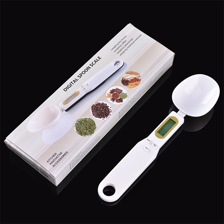 1pc Electronic Measuring Spoon Scale 500g 0.1g, LCD Display