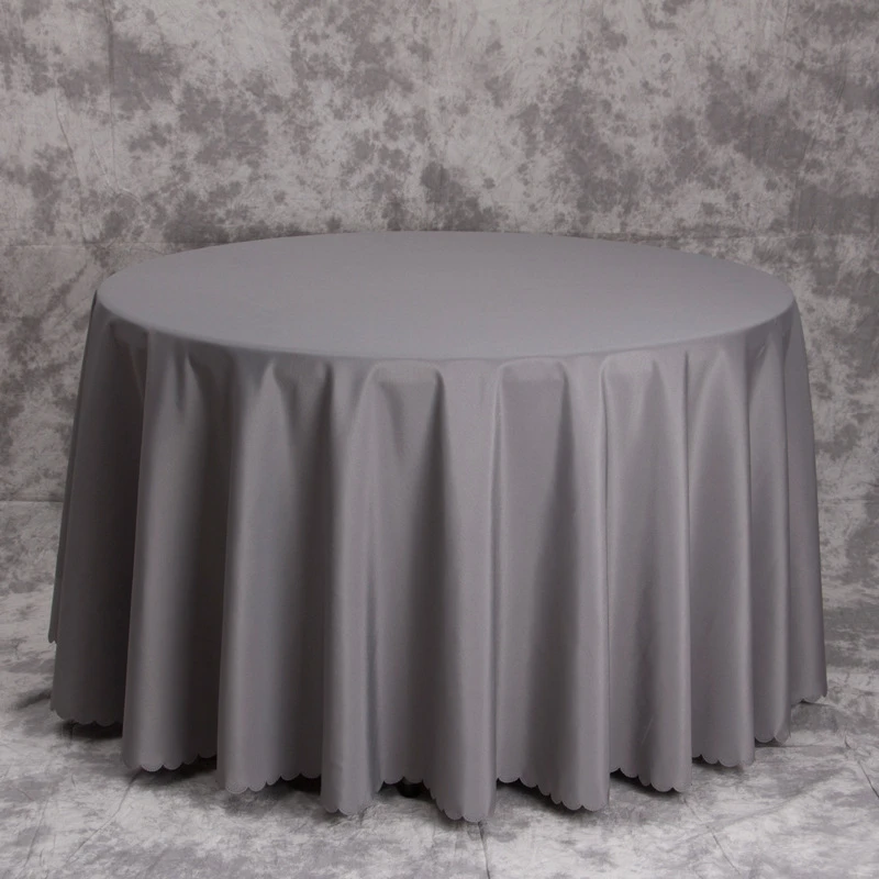 Mantel redondo nappes de table rond white polyester 60 120 inch round tablecloth table cloth cover for wedding party decorations