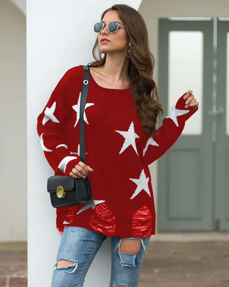 star sweaters ladies