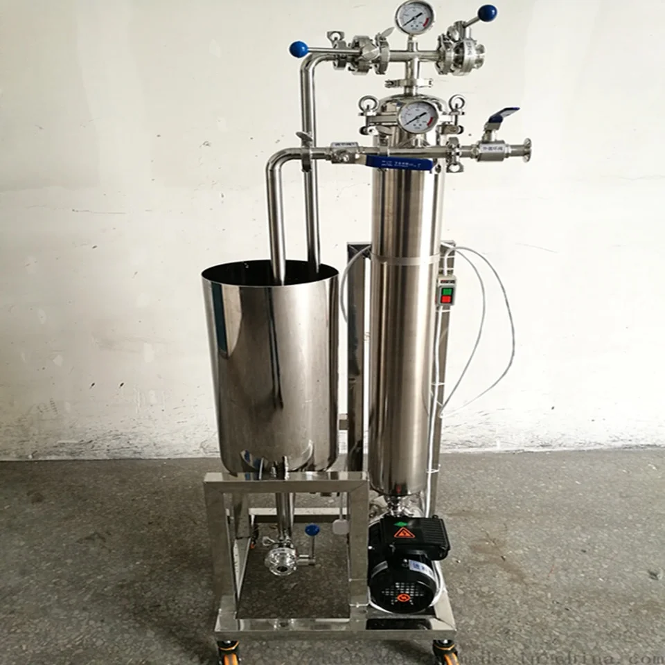 Small Scale Fruit Juice Filter Processing Equipment for Clarification