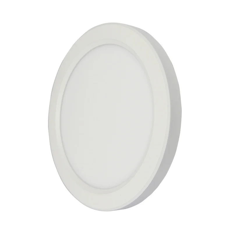 Super slim surface mounted Driverless driver on board round led panel light for home lighting
