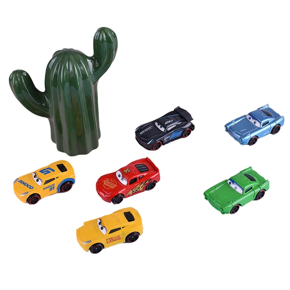 Dihua OEM Customize Car Shape Design Plastic Toy Movie Cartoon Car Toys for Kid Gifts Collection