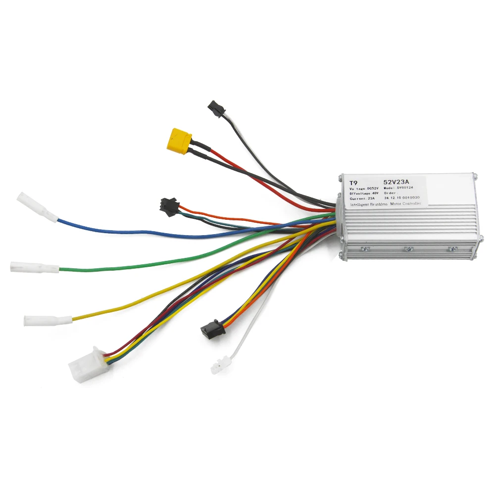 DC 52V 23A Brushless Motor Controller for Electric Scooters EBike Conversion Kit with QS-S4 LCD Electric Bicycle Controller