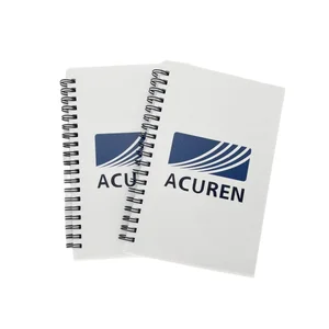 Customizable A6 Size PVC Cover Stone Paper Notebook Waterproof Spiral Bound with Logo Printing Direct From Factory
