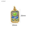 Amuleto Sol Verde (Sol de la Naturaleza) Oro