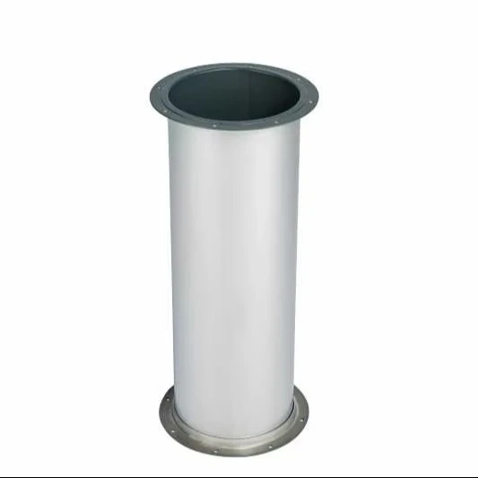 Welded 304 Stainless Steel Straight Duct with ETFE Coating Industrial Design Ventilation Pipe for Hospital Basement School