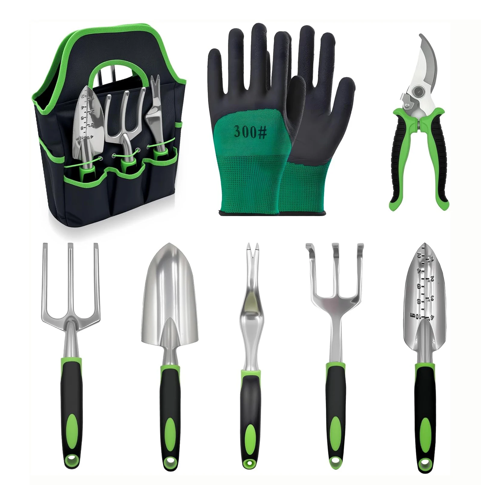 Garden Tool Set Floral Home Garden Hand Tool Kit Set with Bag