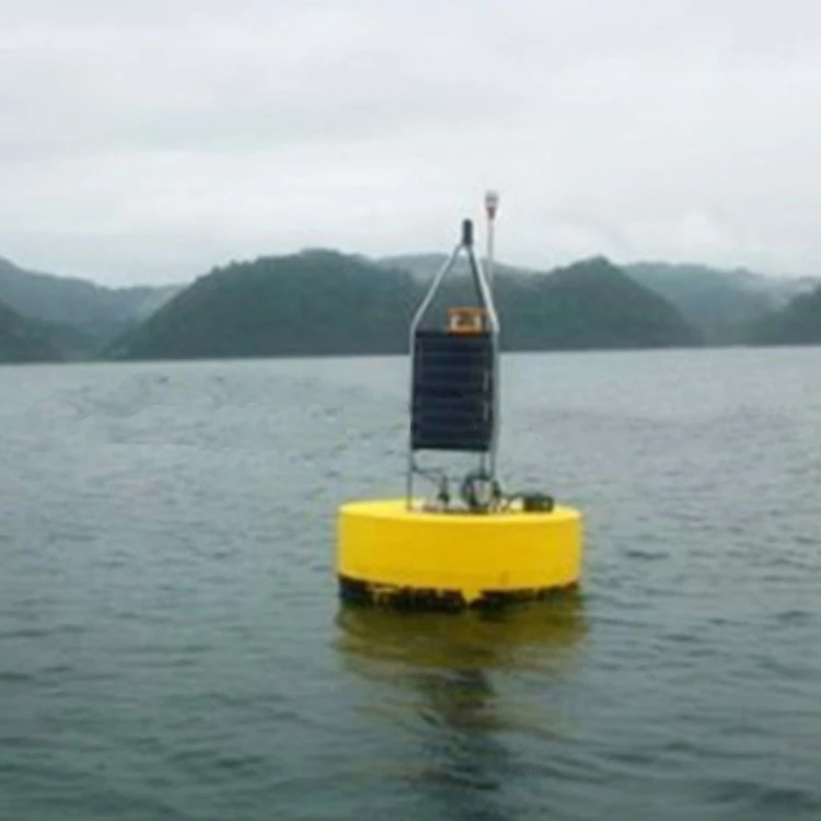Manufacturer Diameter 1200mm Big Buoyancy Hydrological Buoy with Solar Panels Water Quality Monitoring Buoy