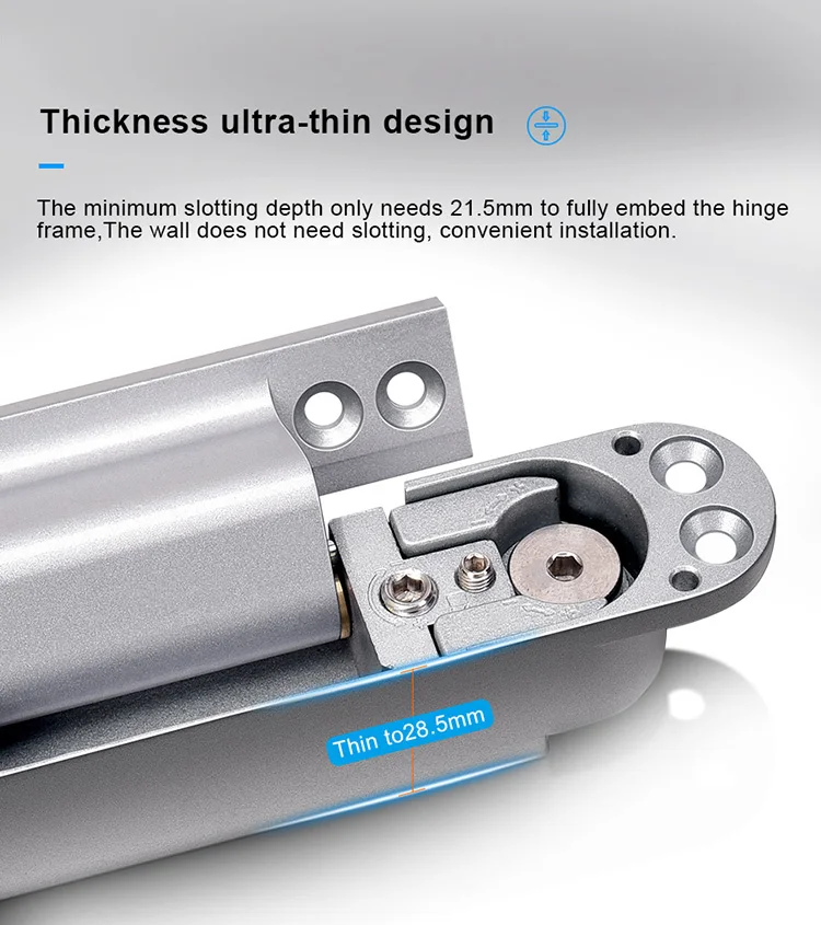 Two Way Adjustable Hinge Rebated Door Concealed Hinge 120 Degree