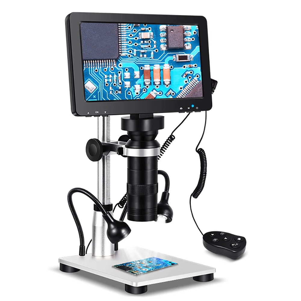 DM9S Electronic Microscope 1200X Digital Microscope Camera for Soldering Magnifier 1080P Scope With LED Repaired Microscope