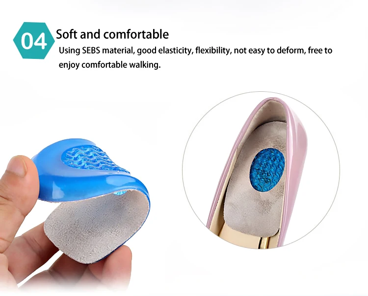 99insole Gel Sport Heel Cup Comfort Silicone Shoe Heel Cushion Heel