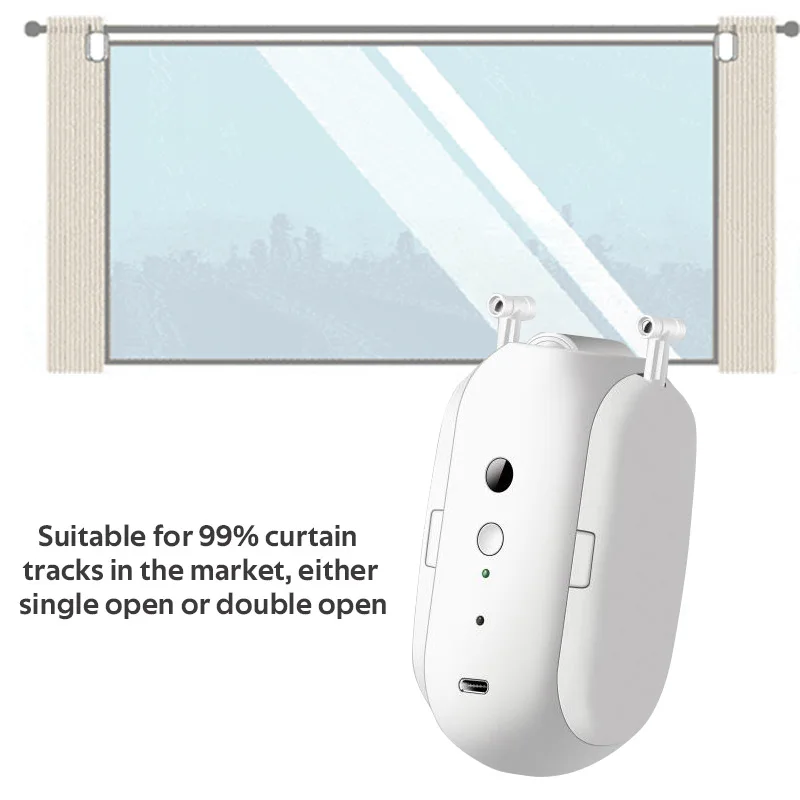 BT Automatic Curtain Opener Closer Robot Wireless Smart Curtain Motor Timer  Voice Control Smart - buy BT Automatic Curtain Opener Closer Robot Wireless  Smart Curtain Motor Timer Voice Control Smart: prices, reviews