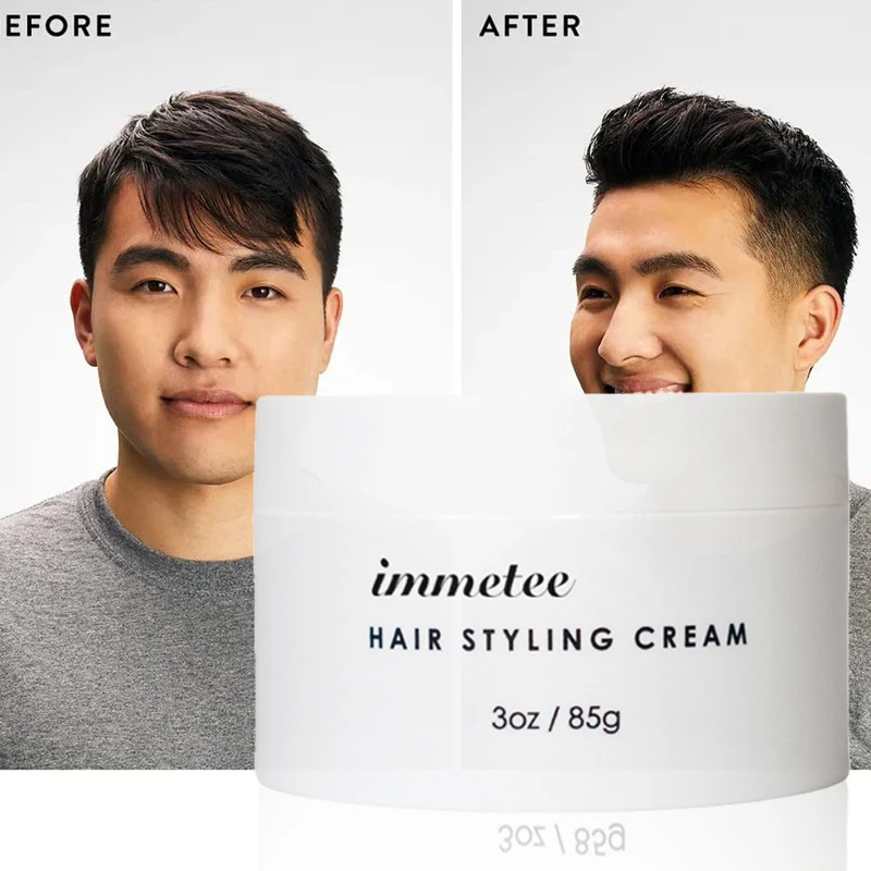 Styling Cream Private label Custom Firm Hold Hair Cream Gel Cheveux Nourishing Styling Gel for men