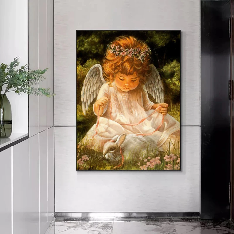 Angel Baby DIY 5D Diamond Painting Full Home Decor Wall Art