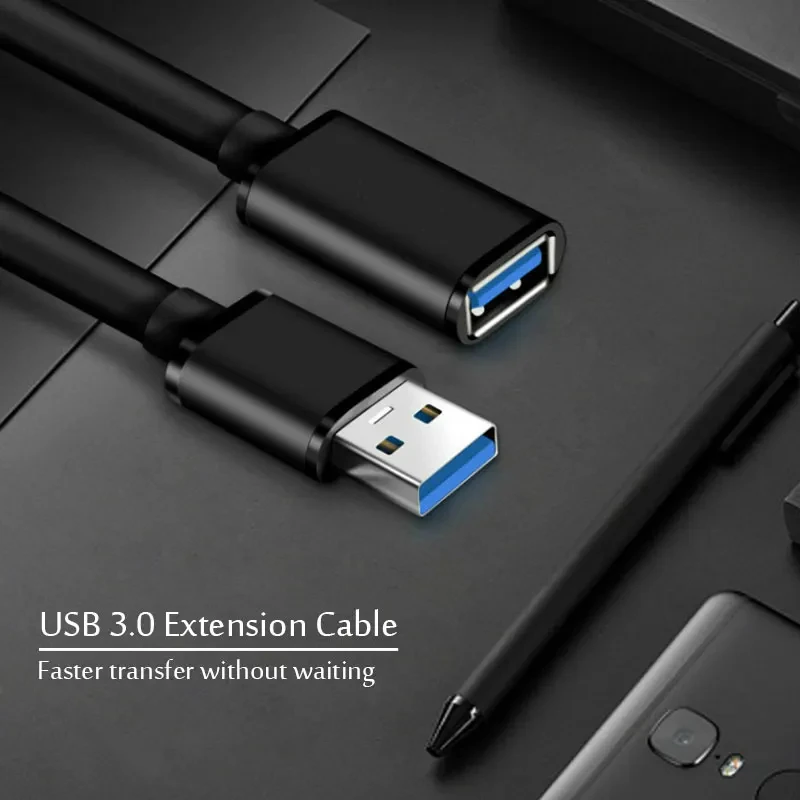 USB 3.0 Extension Cable Type a Male to Female Extension Cord for USB Keyboard Mouse Flash Drive Playstation