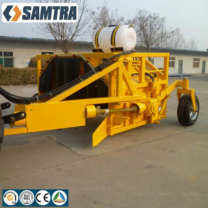 Tractor Oat Silage Harvest Tractor Composting Machine Mushroom Towable Compost Turner