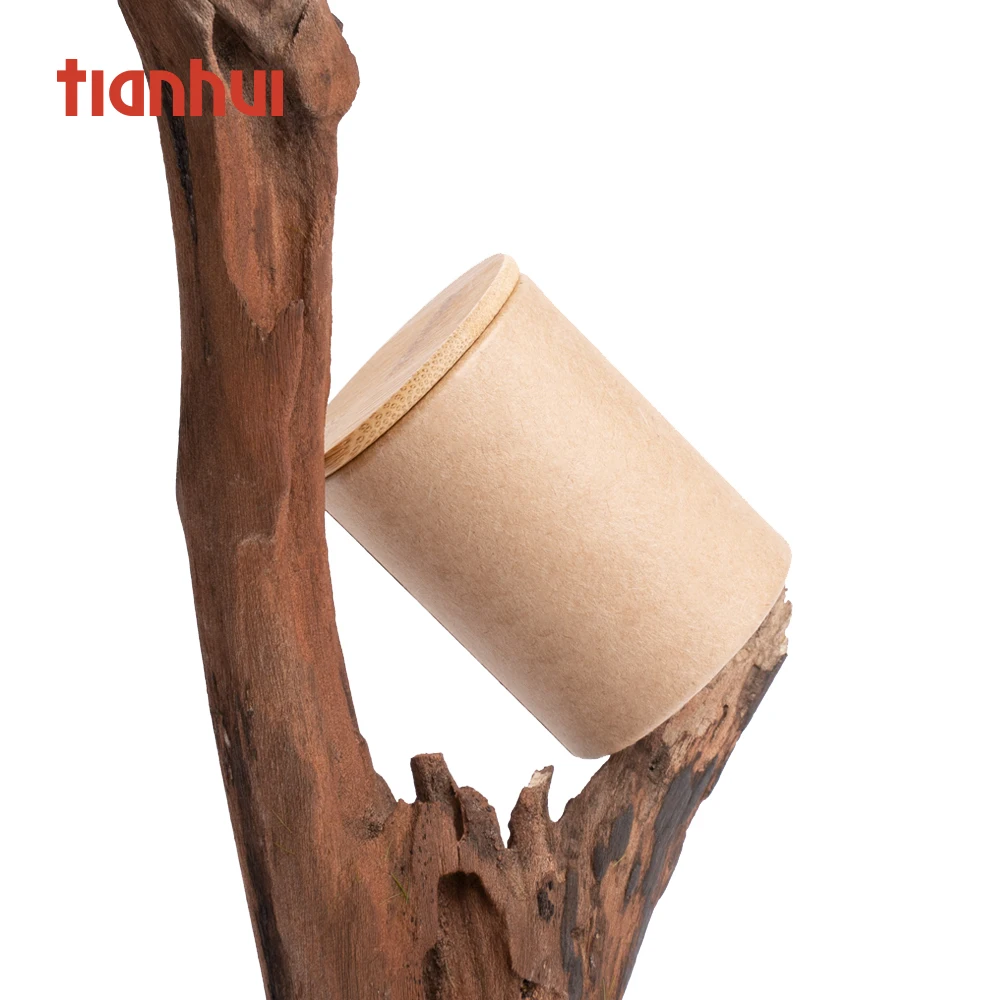 Tianhui Wholesale Mini Food Grade Kraft Paper Tubes for Tea Packaging Candy Chocolate Canister