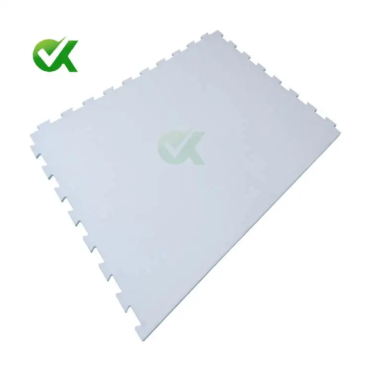 Commercial Entertainment Synthetic Ice Rink 20mm Thickness Easy to Install and Low Maintenance Cost