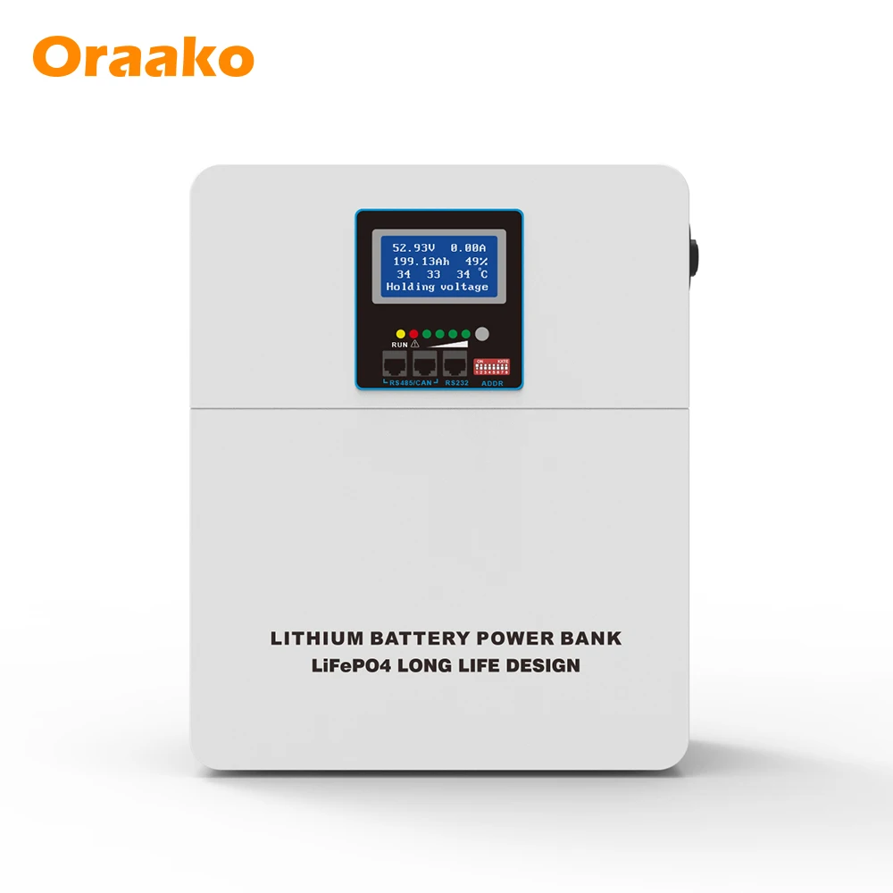 Portable Lifepo4 Wall-mounted 24v 48v 100ah 5kwh 10kwh Energy Storage ...