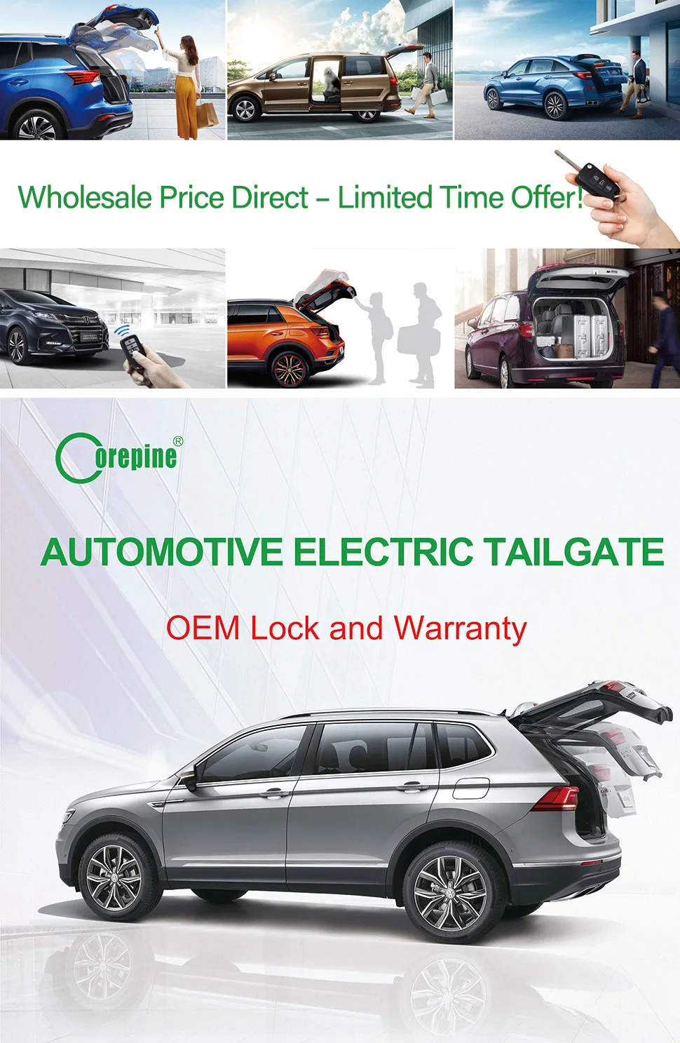 Customize Power Automatic Smart Electric Tailgate Lift Assist System Kit New Condition Other Body Parts for 2020-2023 Volvo s60 factory