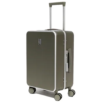 2024 hot sale PC suitcases aluminum luggage sets High-quality carry-ons aluminum frame Travel Luggage of high appearance level