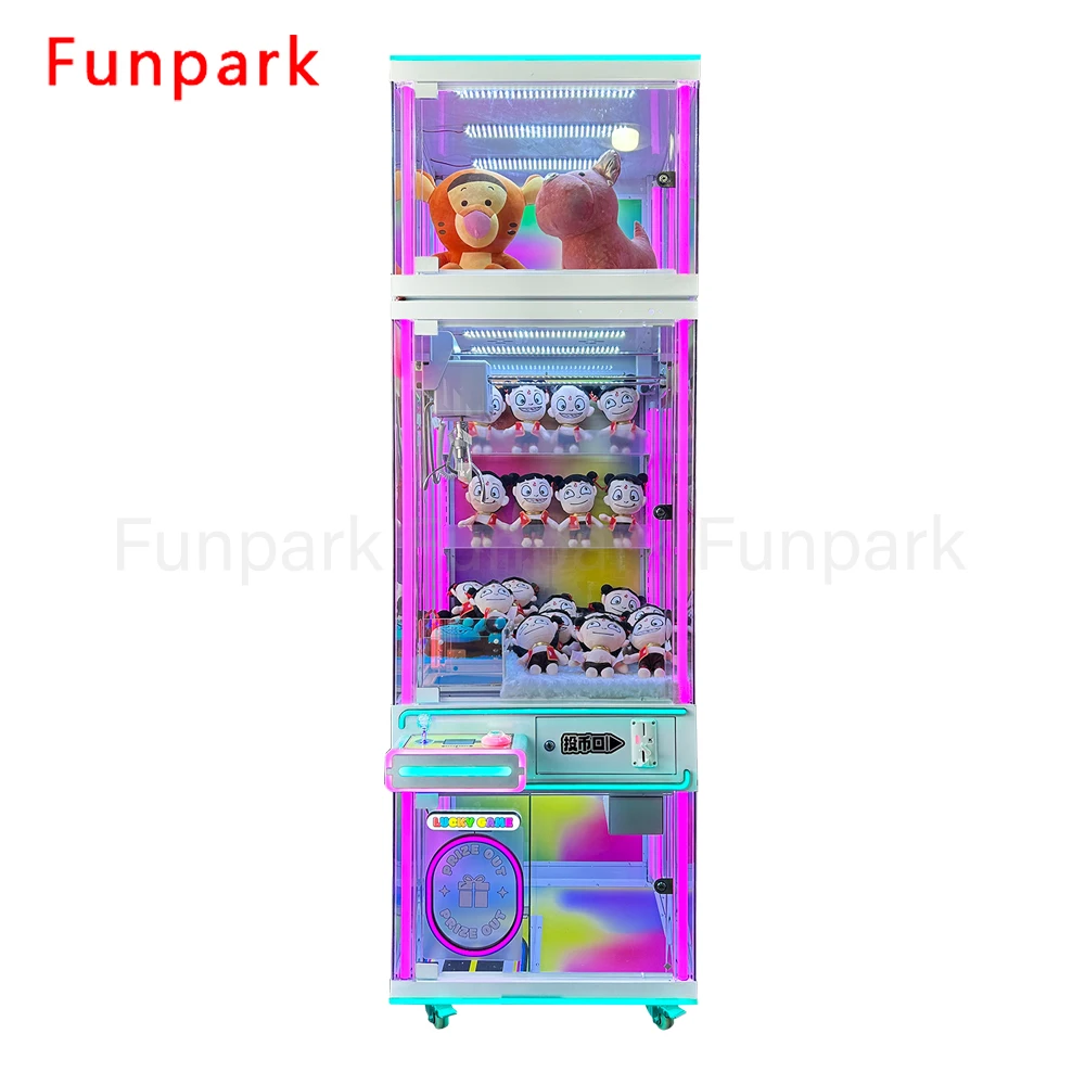 Funpark New Design Amusement Prize Box Claw Crane Dolls Gifts Machine Game Coin Operated Games supplier