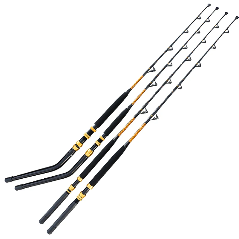 マグロ釣り用深海トローリングロッド80-130lbsカーボングラス材料200g