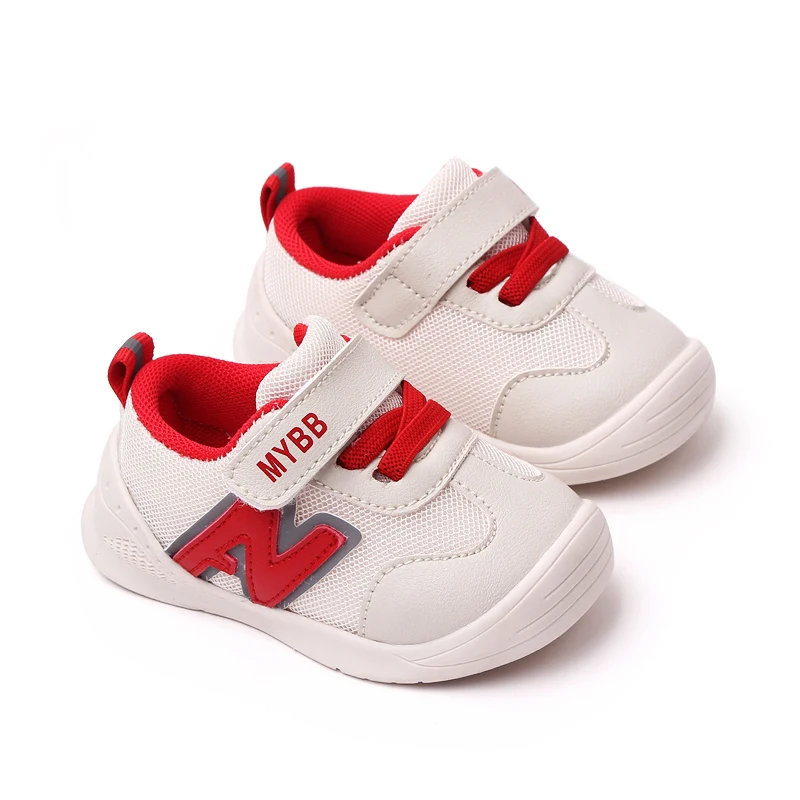 Boys and Girls Walking Shoes Soft Soles Children's Small White Shoes Non-slip Breathable Casual Shoes manufacture