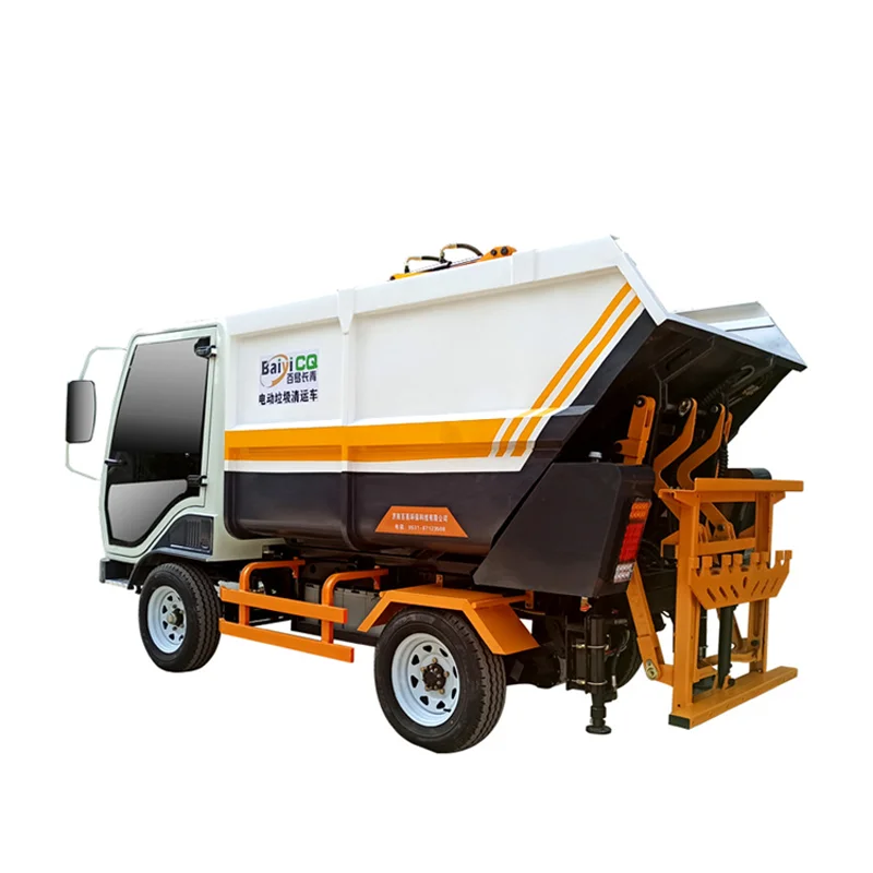 Electric Compactor Garbage Trucks Garbage Compactor Trucks 3 Ton
