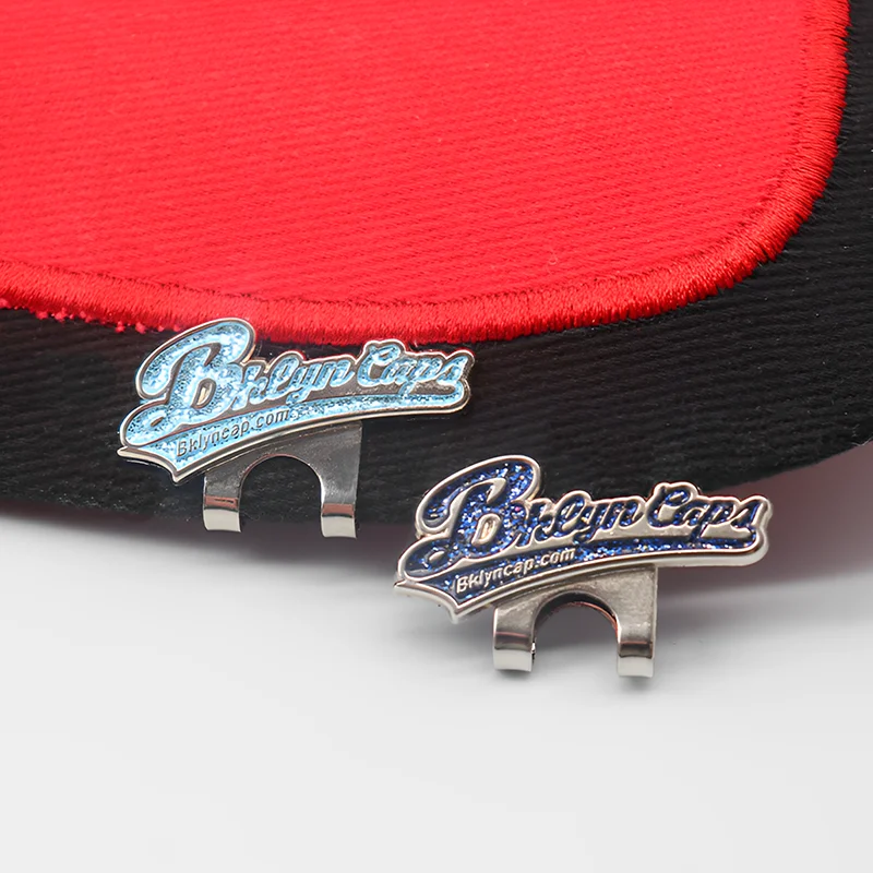 Manufacturer Custom Logo Metal Lapel Hat Clips Glitter Custom Soft Enamel Hat Pins factory