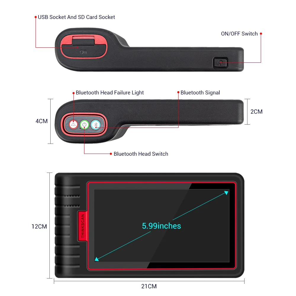 图片关键词 2022 Second Generation Thinkscan Max OBD2 Auto Testing Machine Professional Car Full System Diagnostic Tool Plastic Code Reader