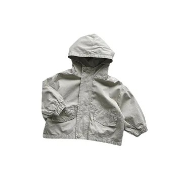 Children's Japanese-style Coat 2025 Spring and Autumn New Boys' and Girls' Forest-style Versatile Top Zipper Shirt Trendy Kids