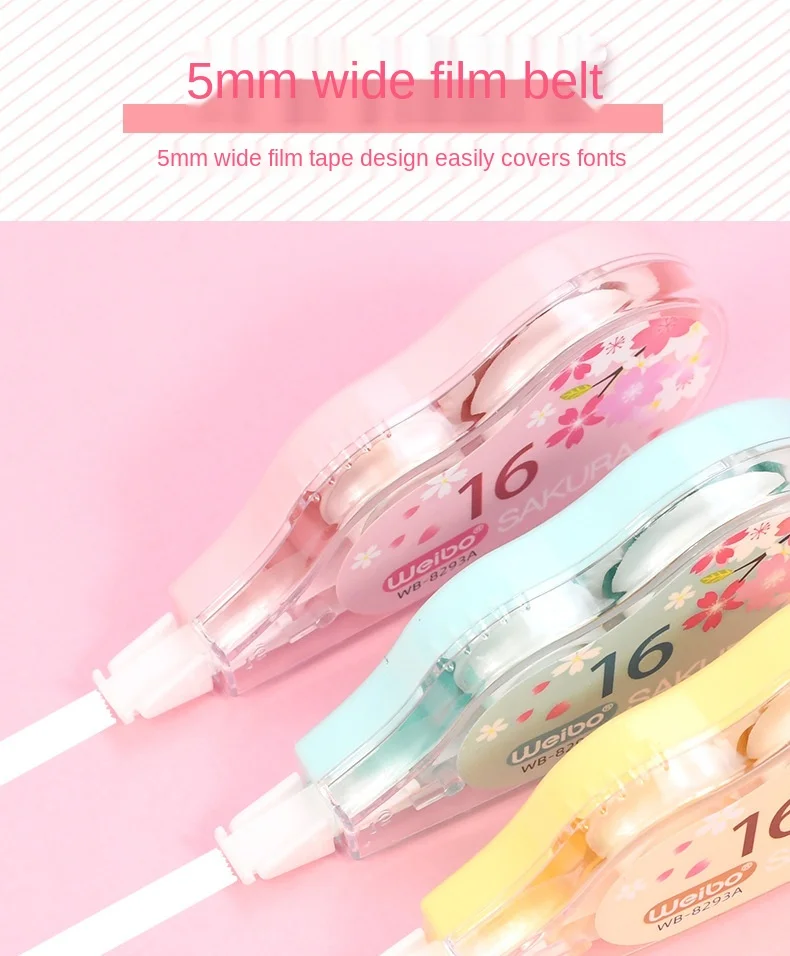 Cute Koran Kawaii Cherry Blossom School Student Kids Correction Tape ...