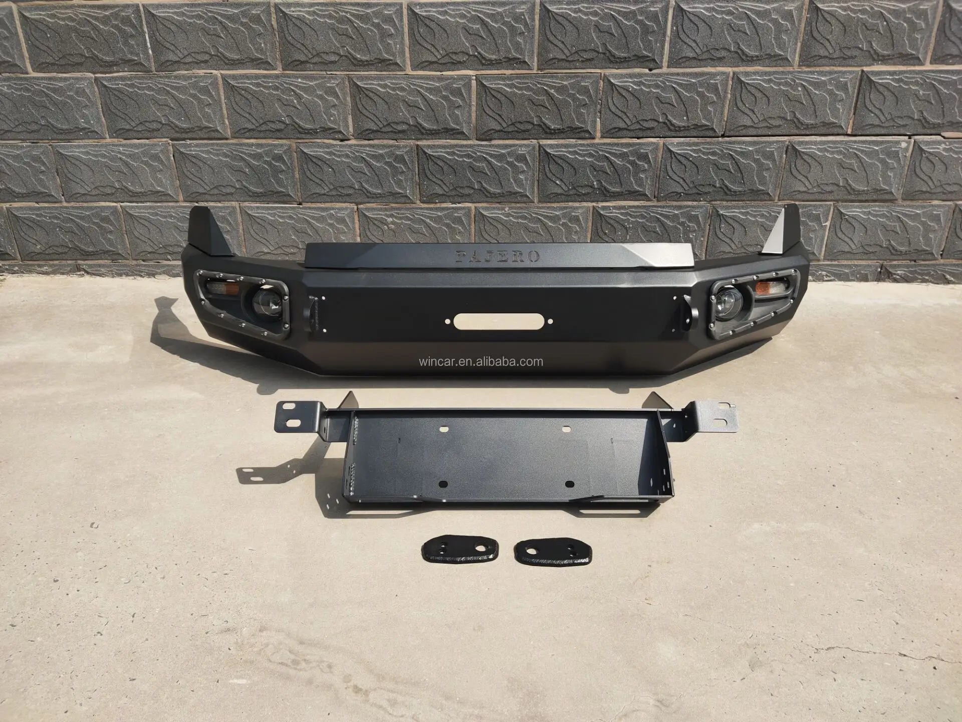 Bumper Loop Seperate Top Loop Front WINCH Bumper/bullbar for Pajero V93/V97