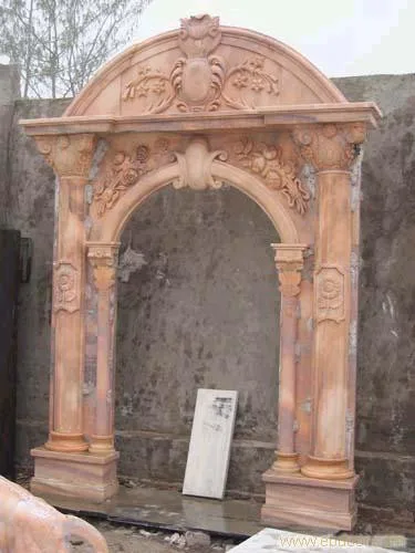 Marble Door Frame Design, Decorative Door Frame, Granite Red Door Frame Design Door Marble Border Design Stone Door Frame