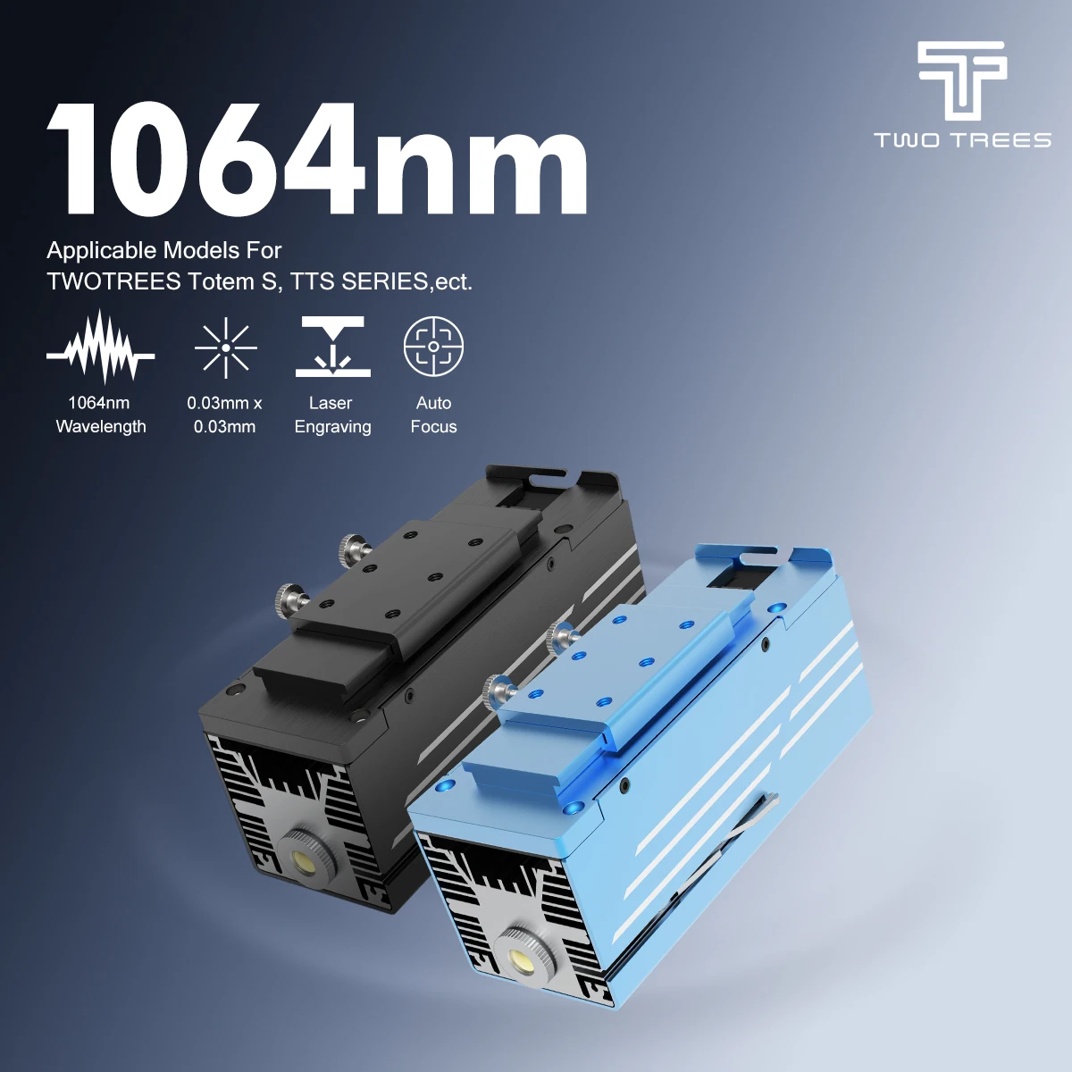 TWOTREES T20 2W Diode Laser Head Module 1064nm Replacement for TTS