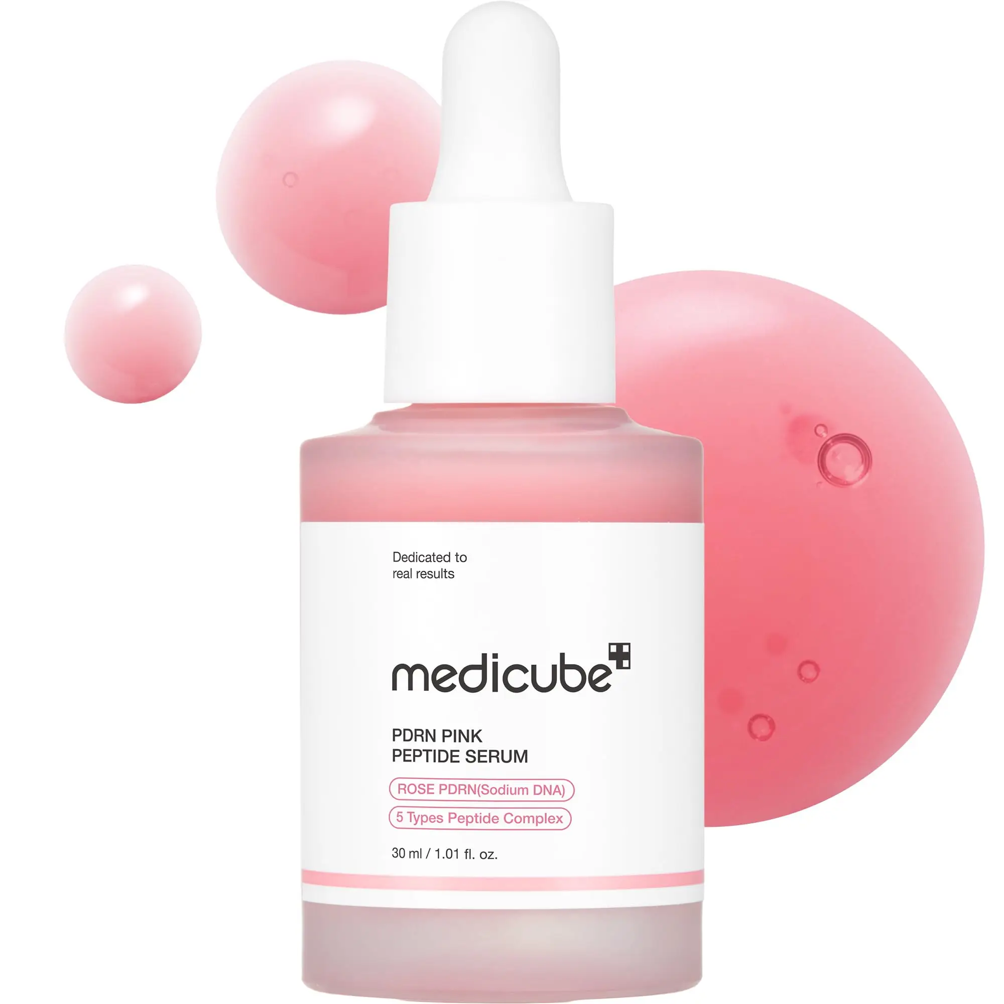 Wholesale Customized Same Medicube PDRN Pink Peptide Serum Korea Vegan Skincare Hydrating Moisturizing Firming Even Skin Tone