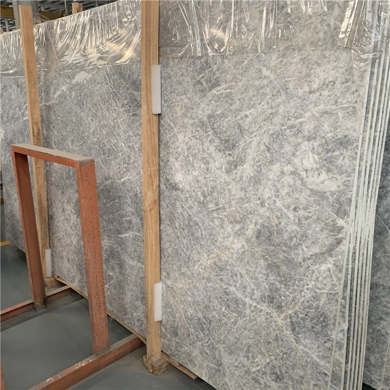 product wholesale cheap white grey marble slab for hotel lobby and bathroom floor wall tiles-2