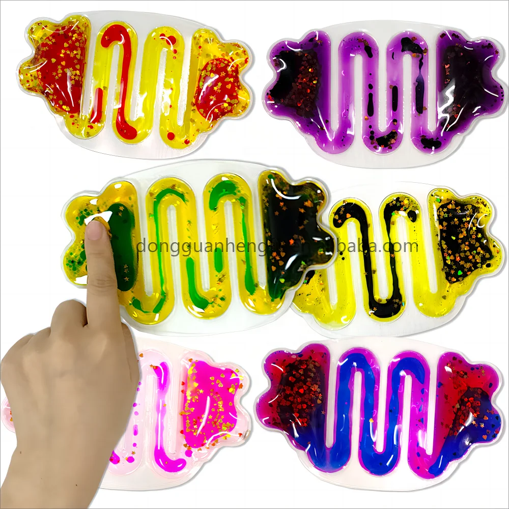 Hf Sensory Fidget Squeeze Squishy Tube Toys Stress Relief Other