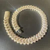Moissanita de oro de 20 mm