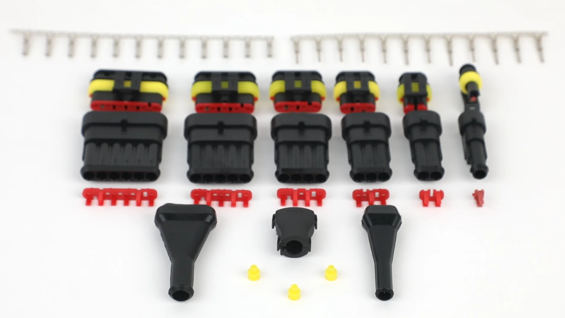 Wzhe 2820801 Amp Car Electrical Plug Automotive Connector Waterproof 2